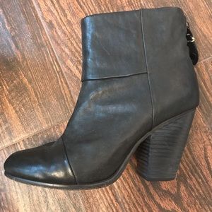 Rag & Bone Classic Newbury Black Booties